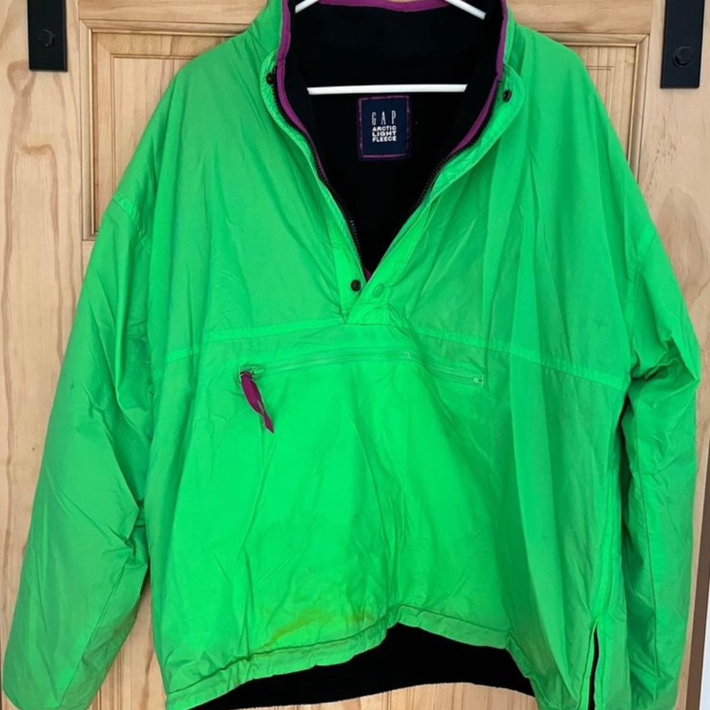 Vintage Gap Arctic Light Fleece Pullover Jacket